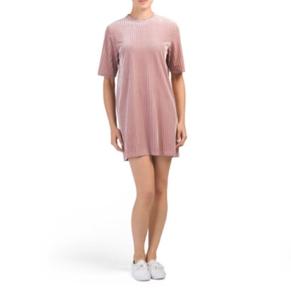 Passion Fusion ribbed velvet dress